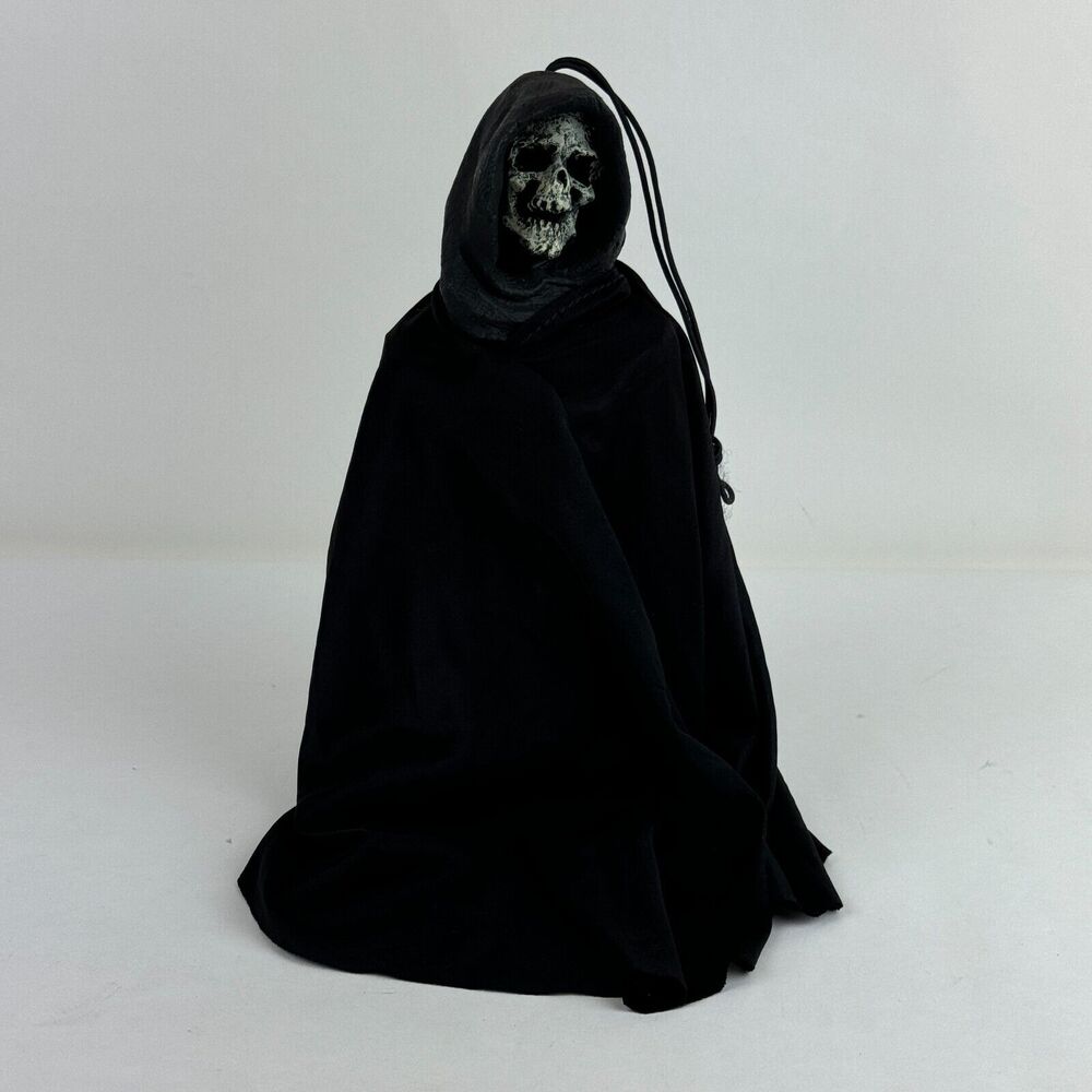 Vintage Paper Magic Group Skeleton 1999 Grim Reaper Halloween Hanging